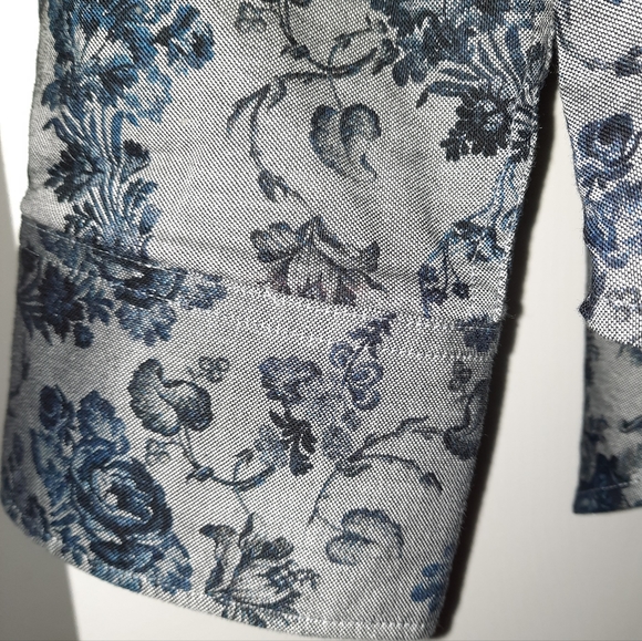 Robert Graham-Knowledge Wisdom, Truth, Gray/Blue Shirt Flip Cuffs, Men's Size XL - Picture 10 of 14